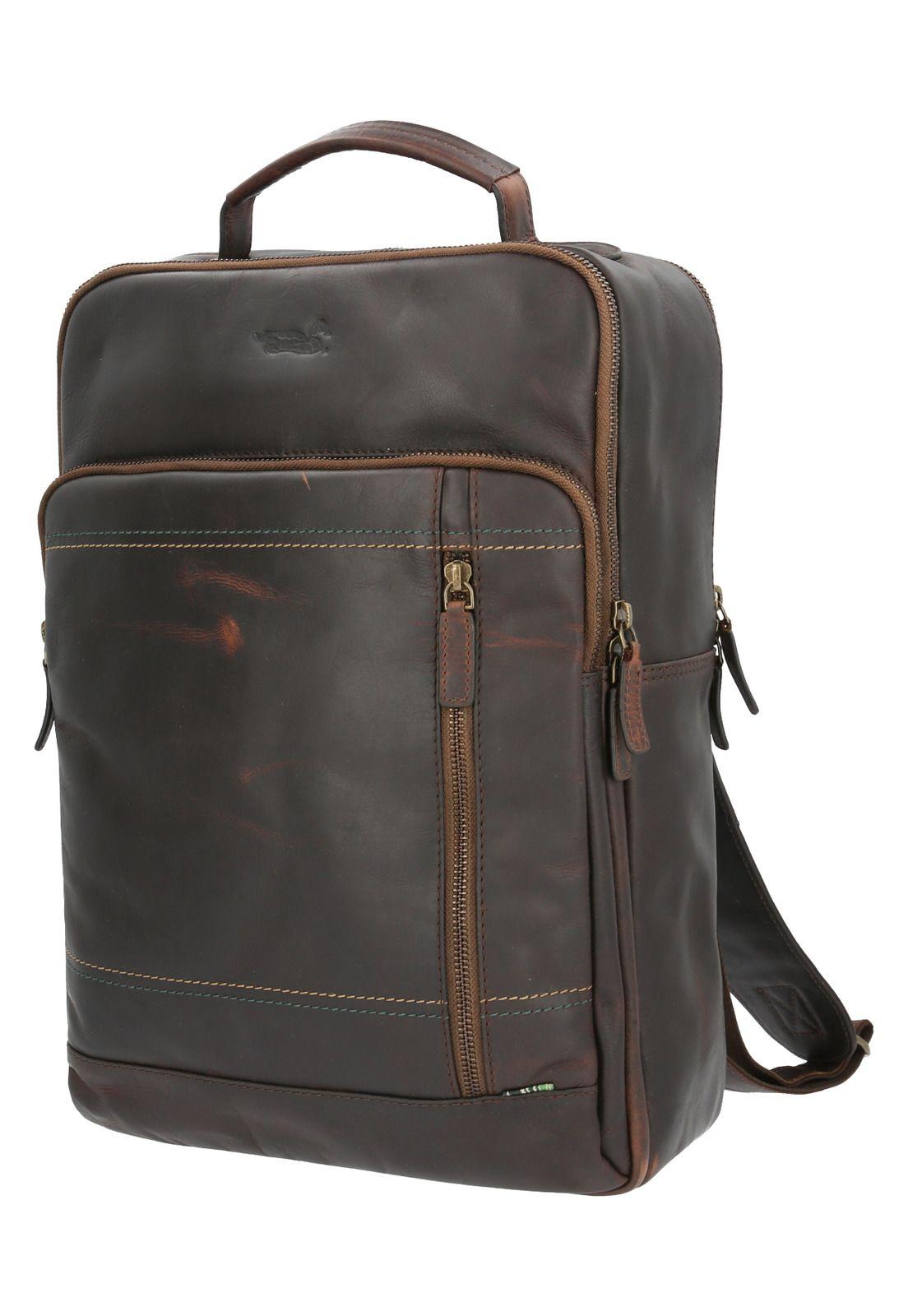 Maletin Cuero Café TAmur Backbrief Hombre-1