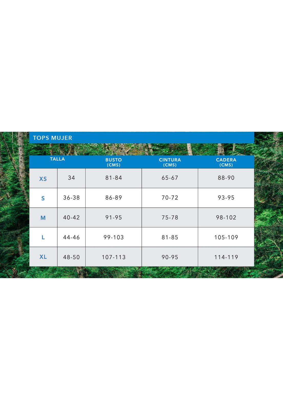 Polo Mujer Hike Ss Azul-2