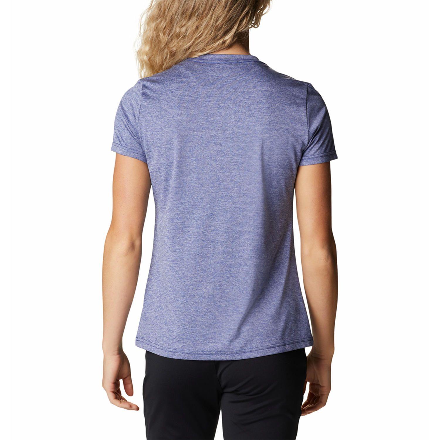 Polo Mujer Hike Ss Azul-3