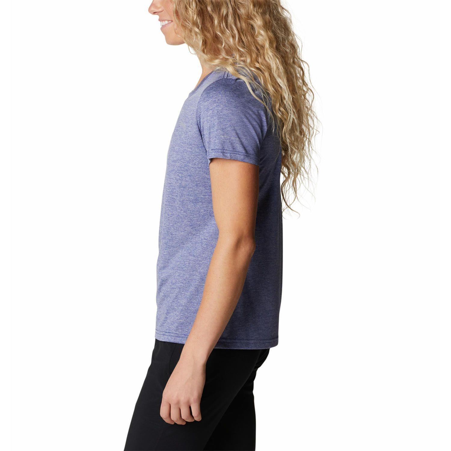 Polo Mujer Hike Ss Azul-1