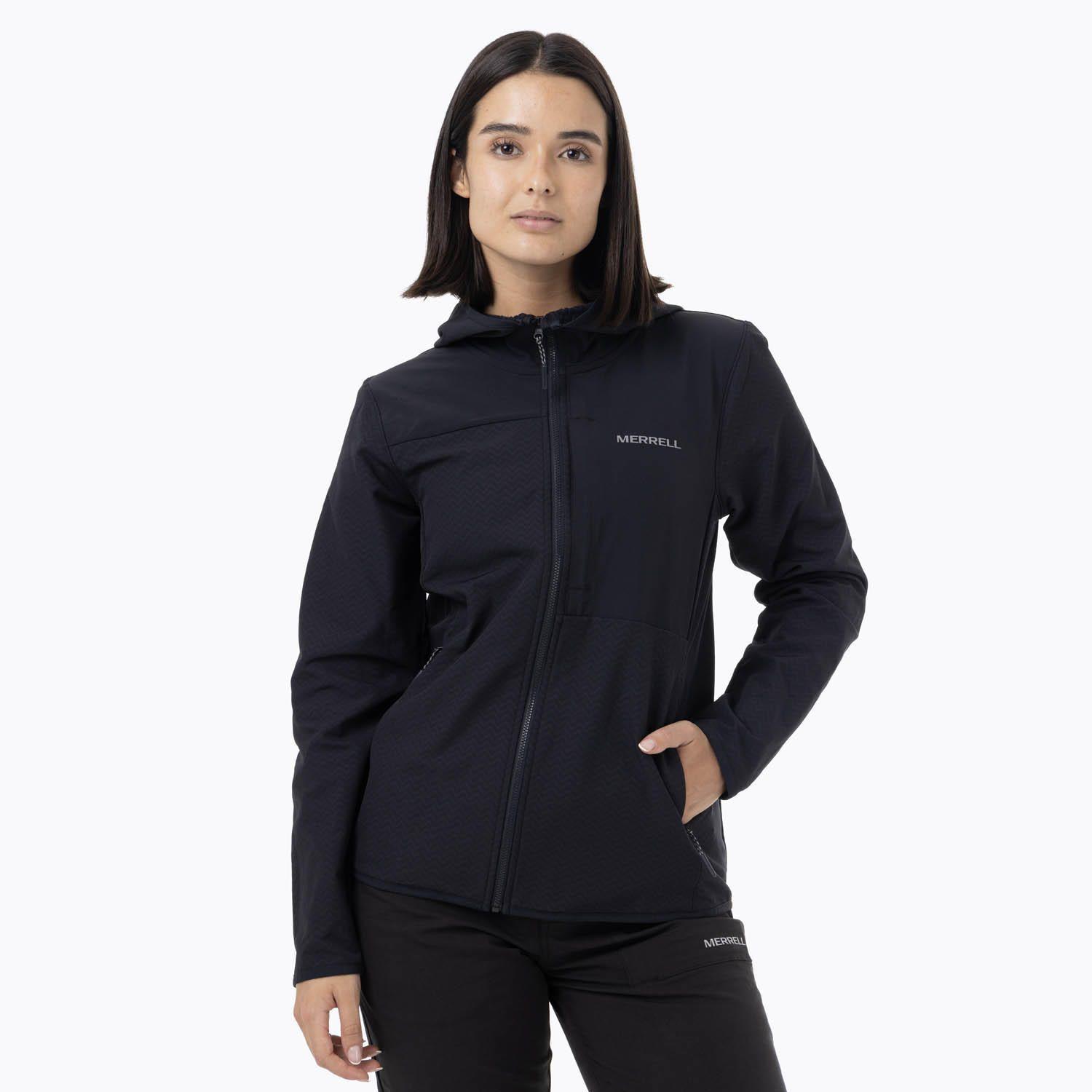 Polerón Mujer Mezeis Softshell Negro-3