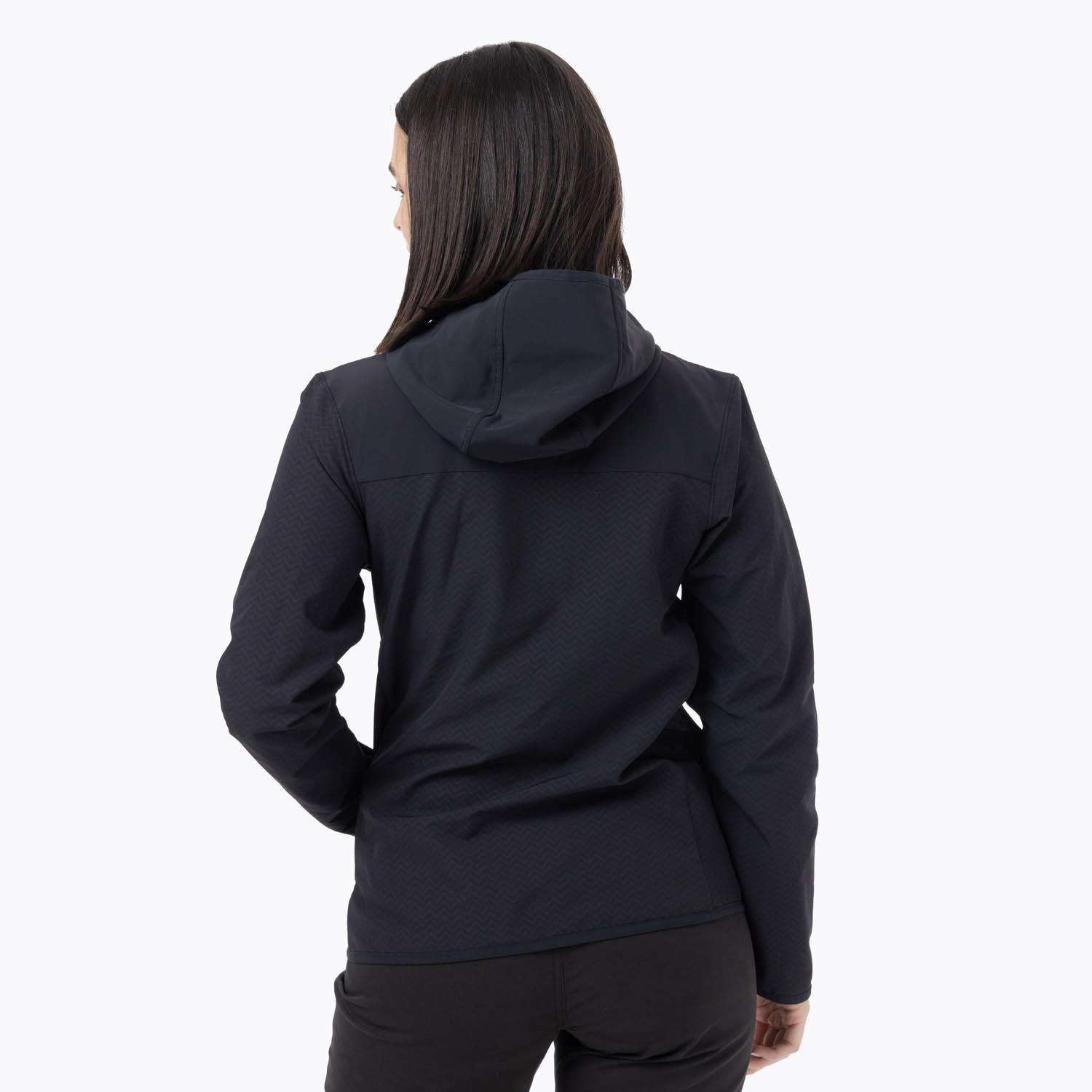 Polerón Mujer Mezeis Softshell Negro-4