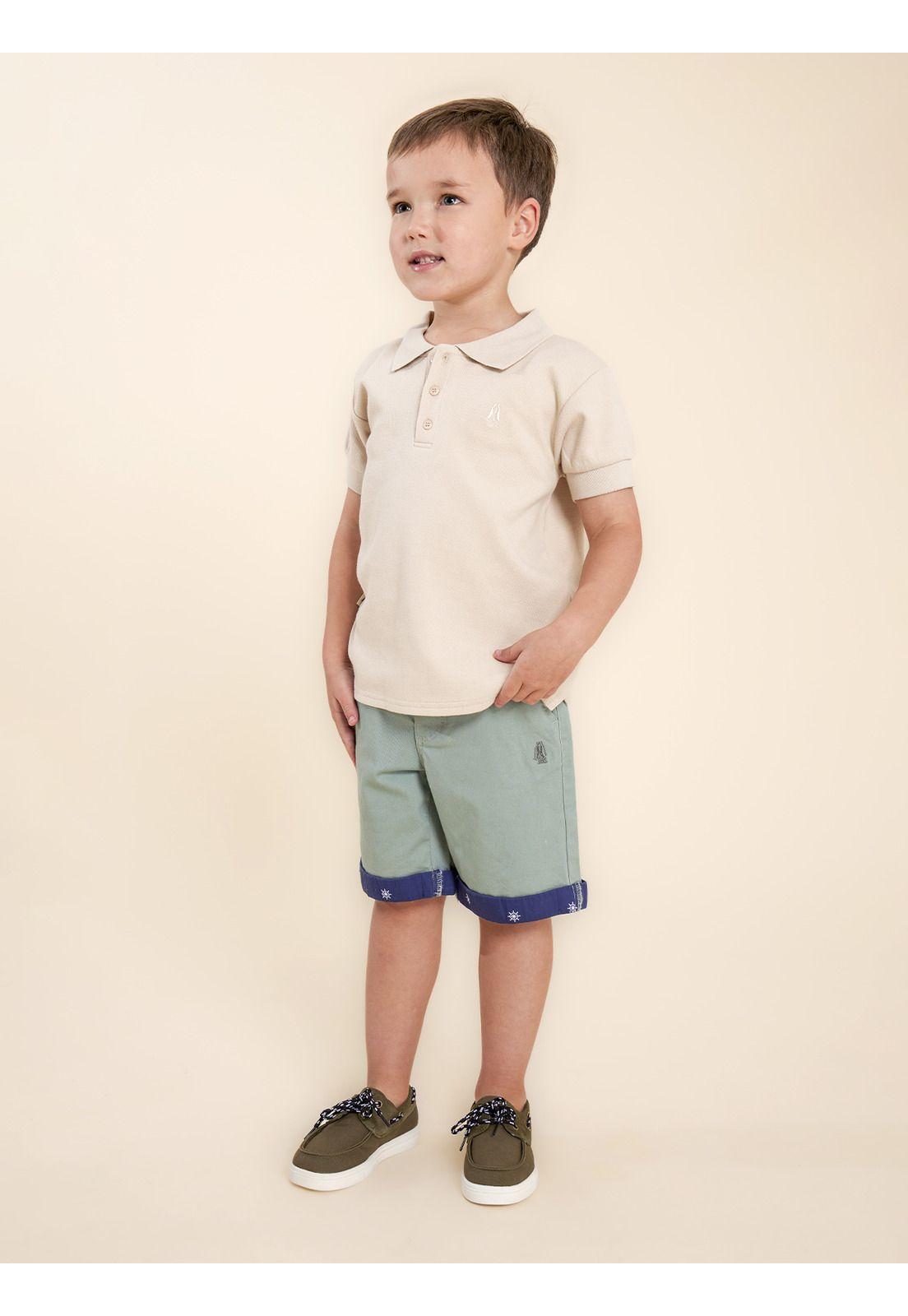 Short Niño Cameron Verde-1