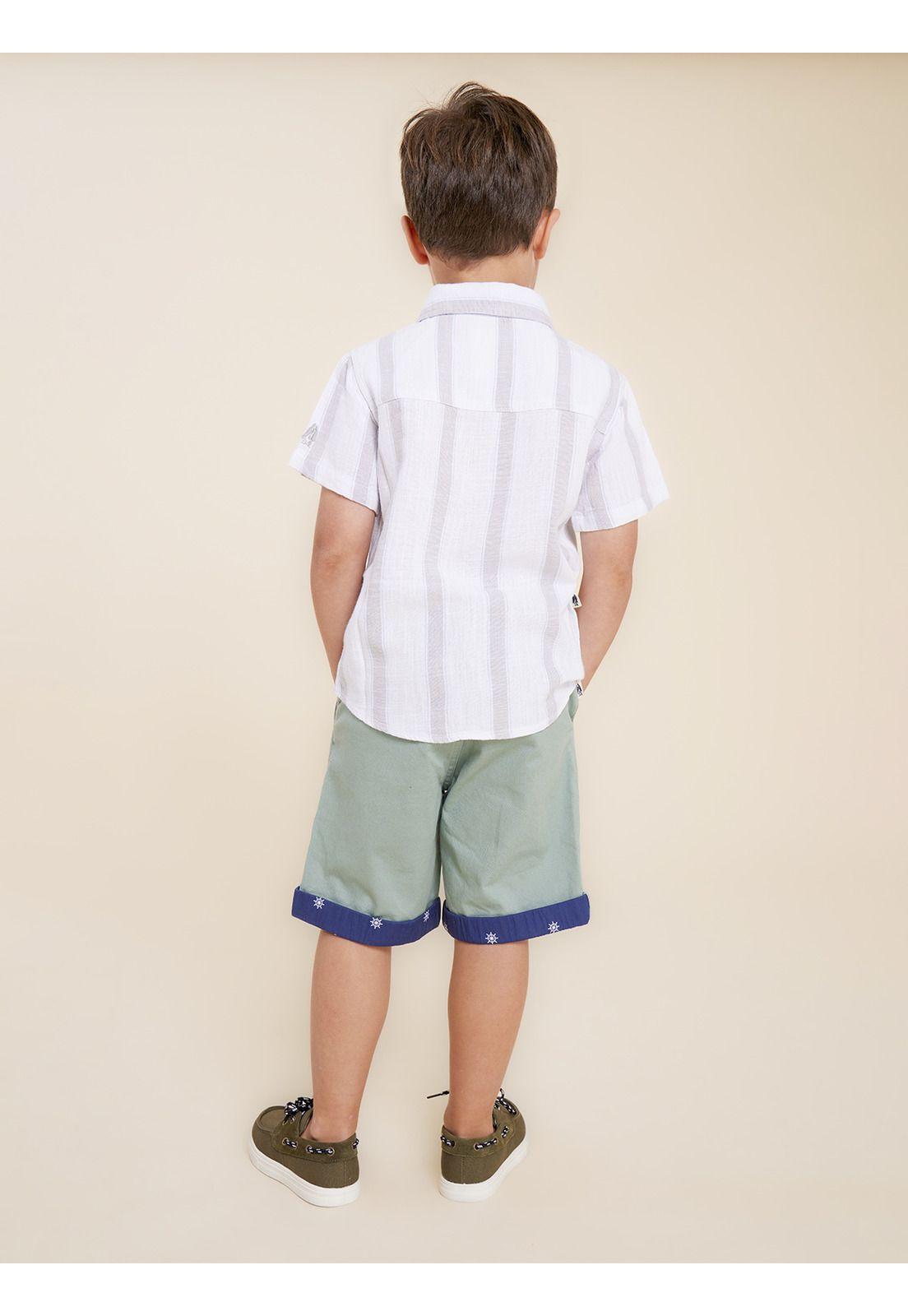 Short Niño Cameron Verde-4