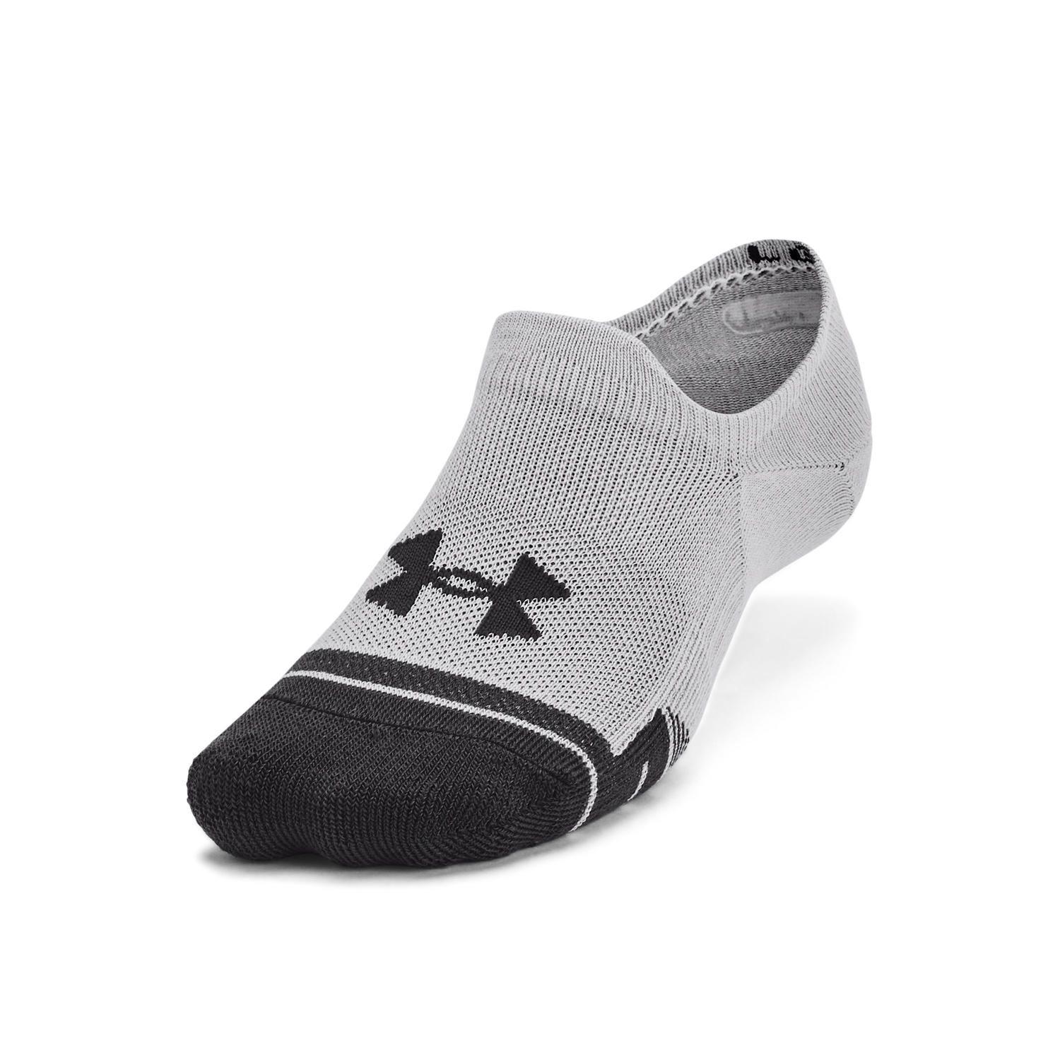 Pack 3 Calcetines ultrabajos Gris UA Perf-0