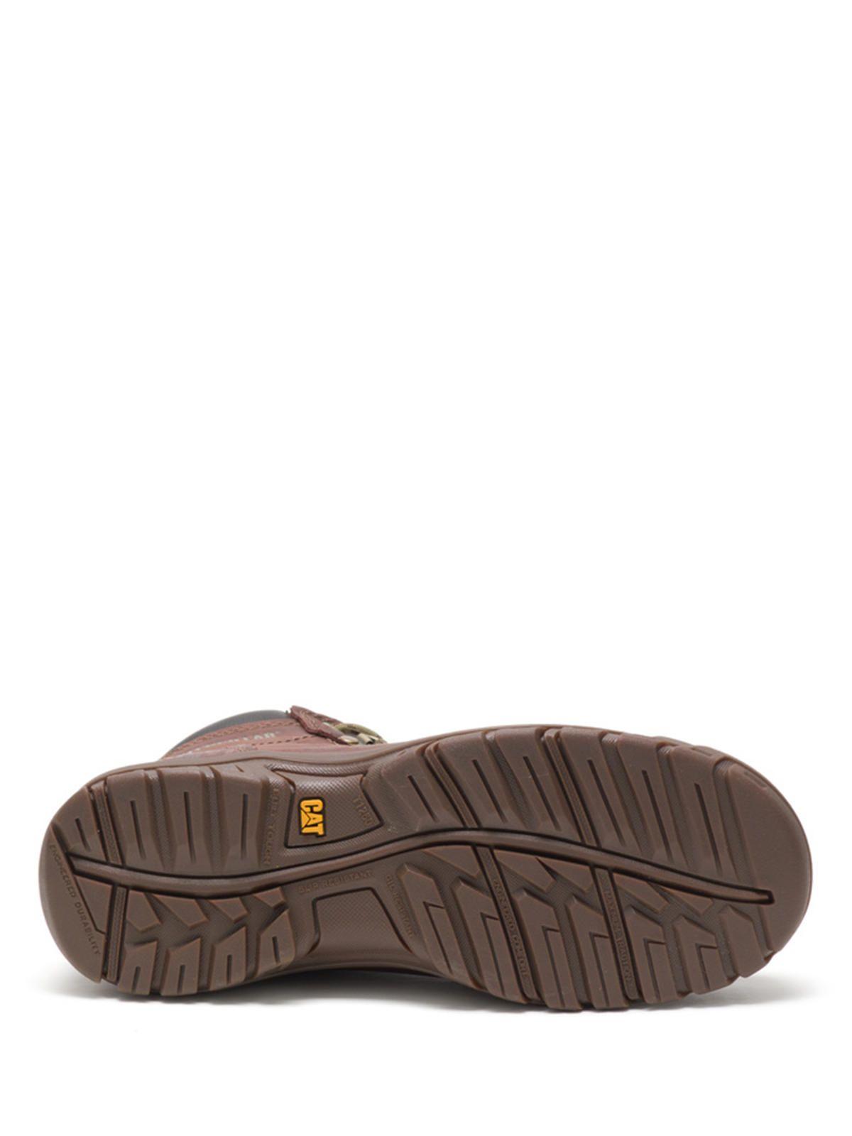 Zapato Seguridad Cuero Mujer Mae ST WP Café Oscuro-6