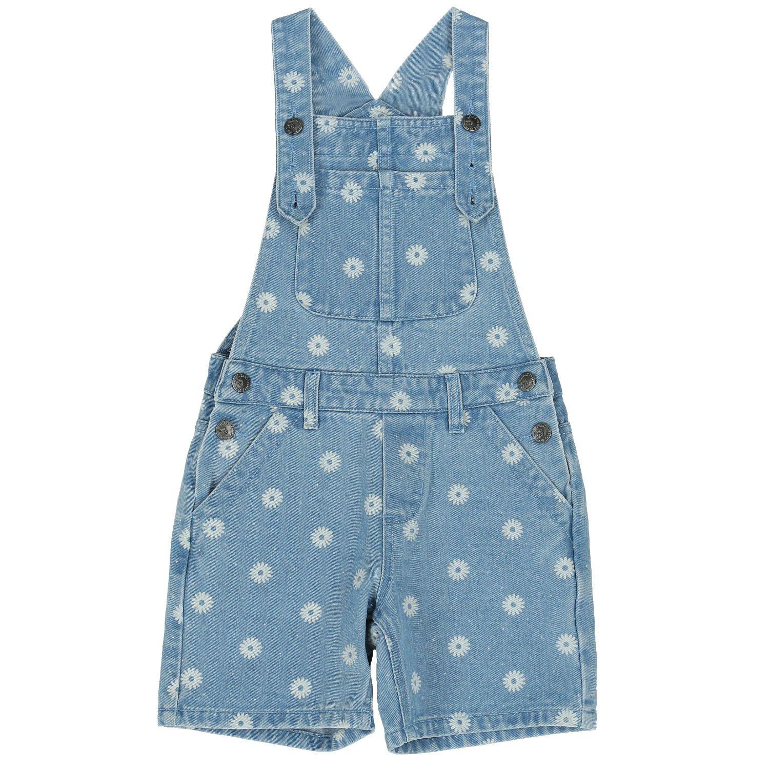 Jardinera Niña Tropical Denim-0