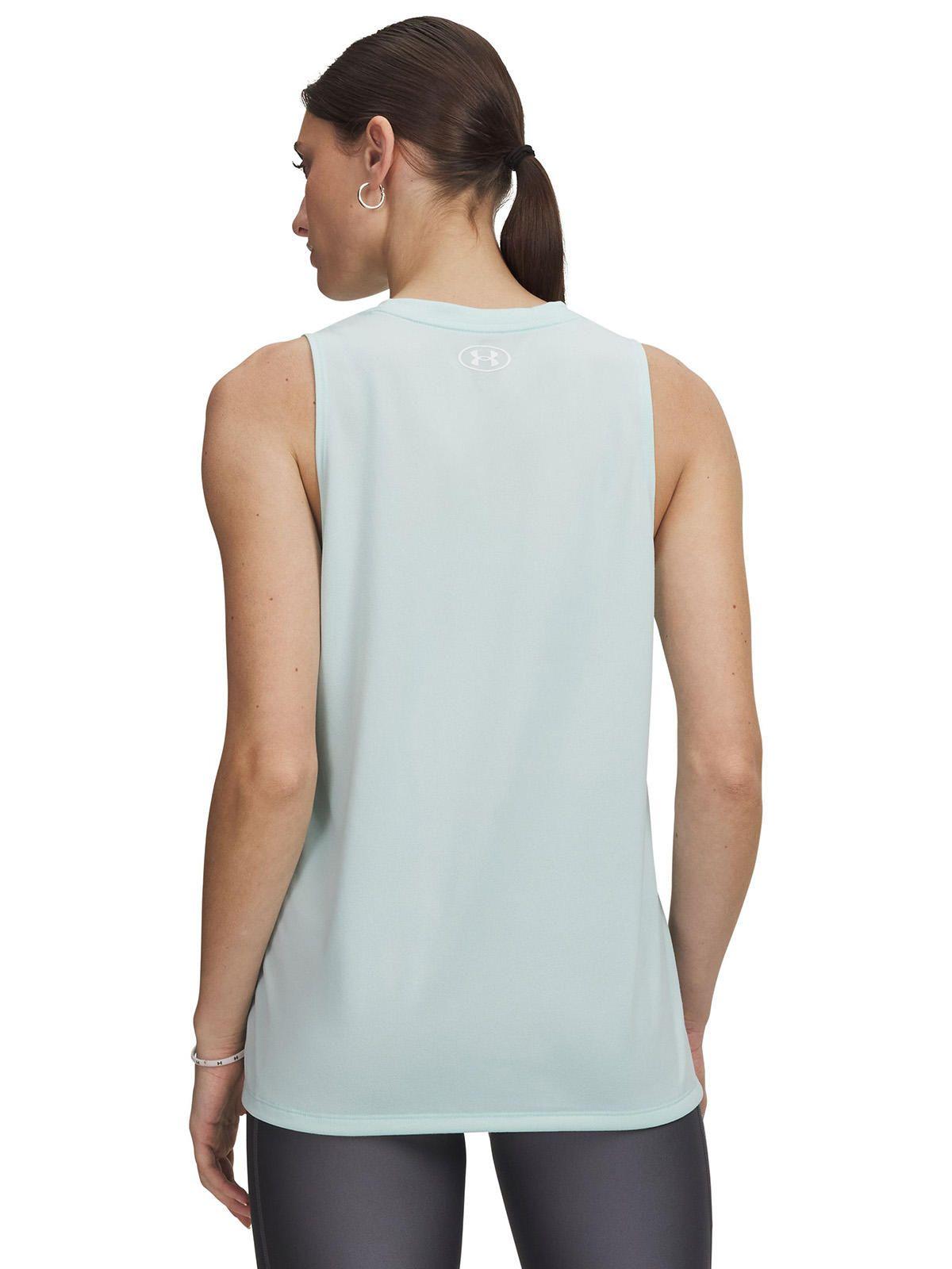 Polera S/M Mujer Tech Tank Solids Verde-1