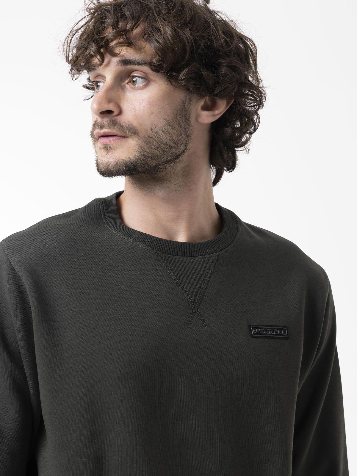 Polerón Hombre Urban Essential Crewneck Verde-3