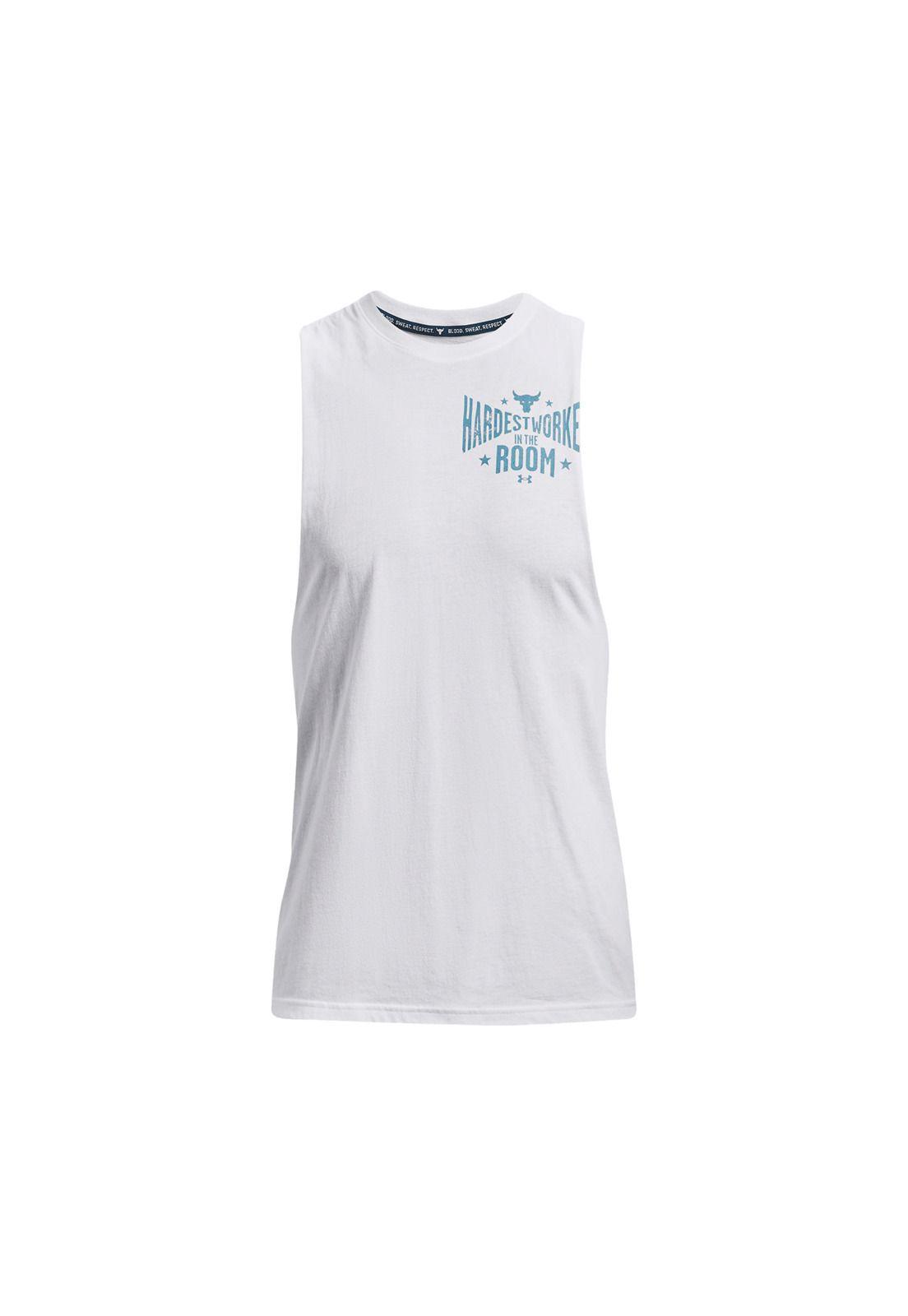 Polera Hombre Project Rock Hwitr Blanco-0