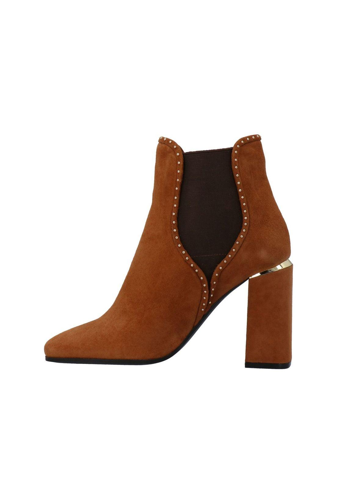 Botín Cuero Alcina Camel Mujer Pasqualini-2