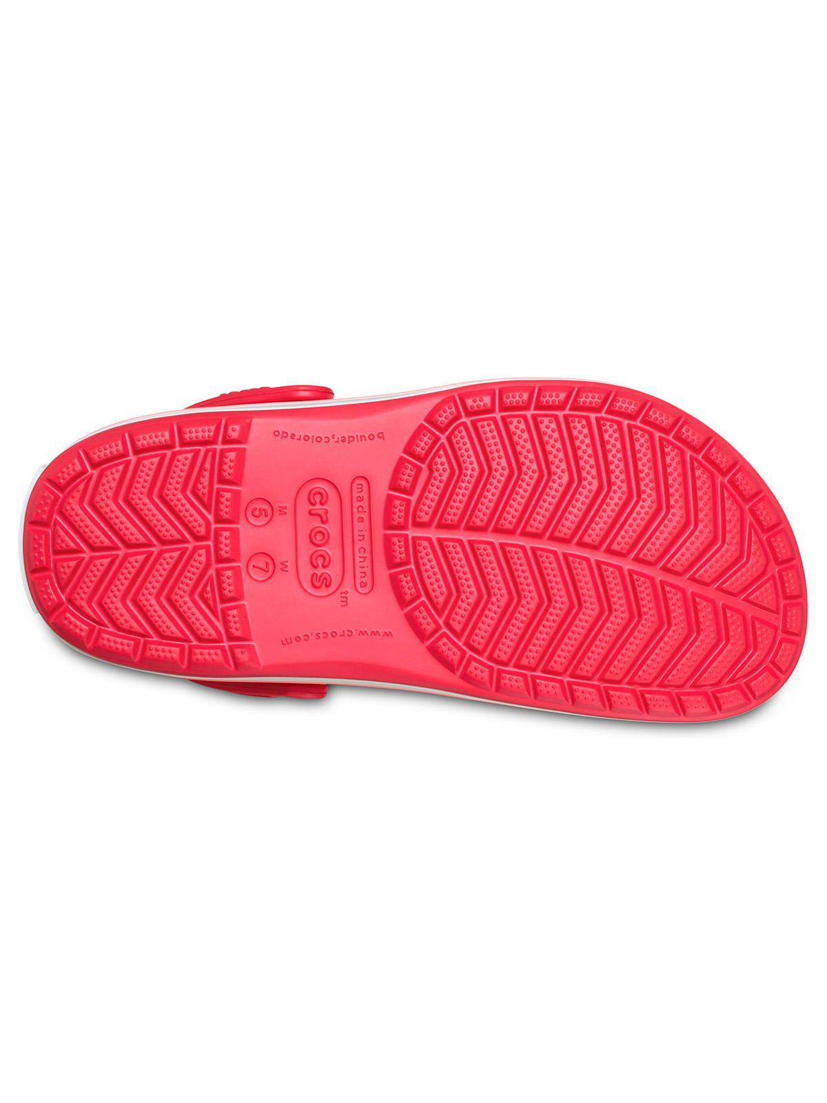 Zueco Mujer Crocband Rojo-4
