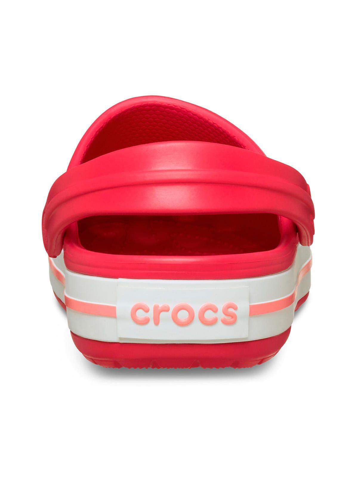Zueco Mujer Crocband Rojo-5