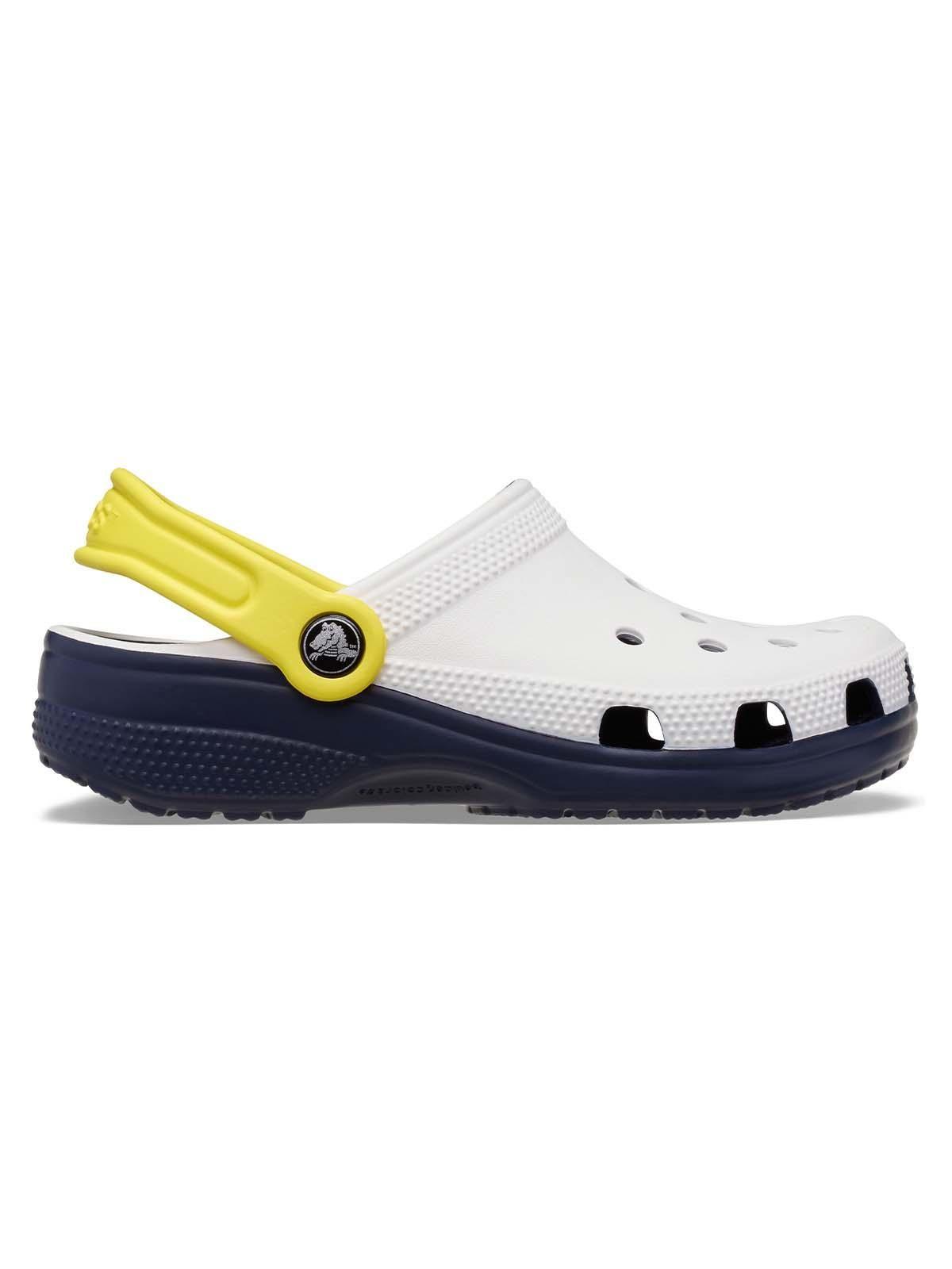 Zueco Crocs Niño Classic Retro Blanco-0