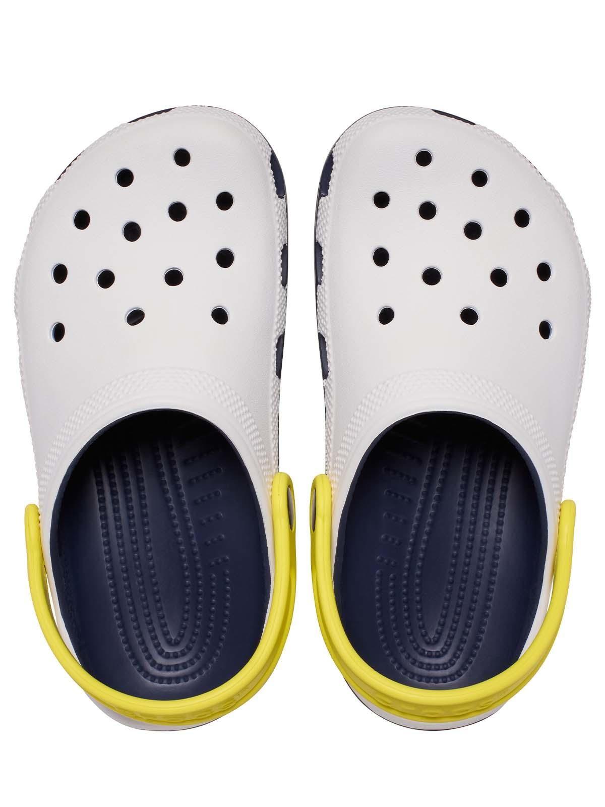 Zueco Crocs Niño Classic Retro Blanco-4