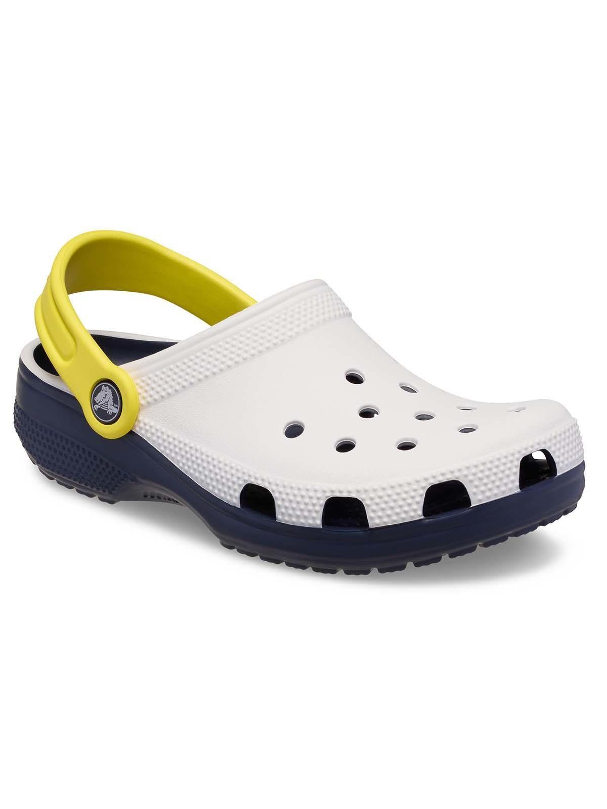 Zueco Crocs Niño Classic Retro Blanco-6