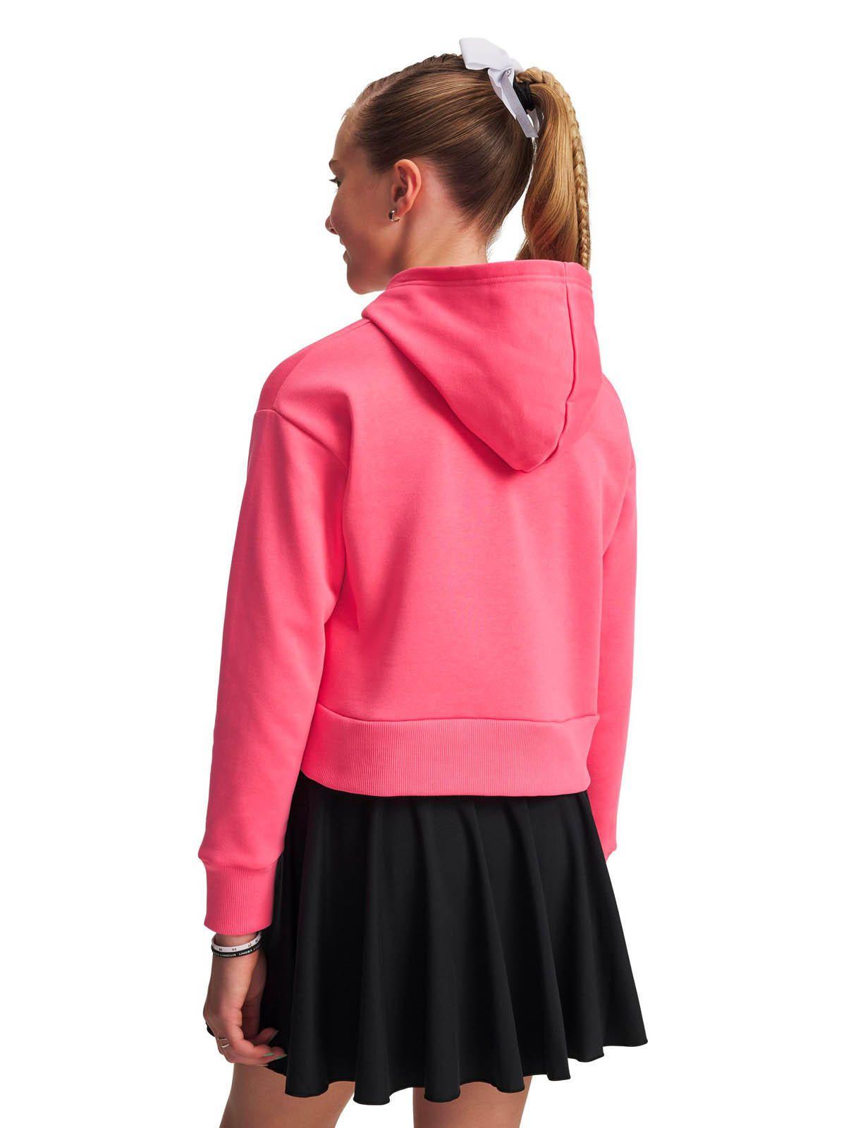 Polerón Lifestyle para niña Rival Fleece Crop rosado -4