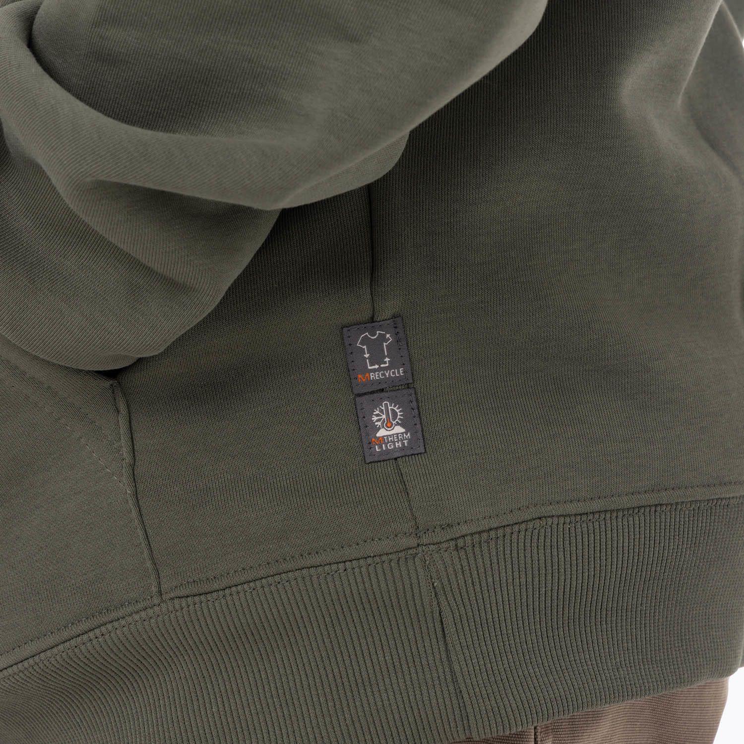 Polerón Logo Hoodie Verde Hombre-5