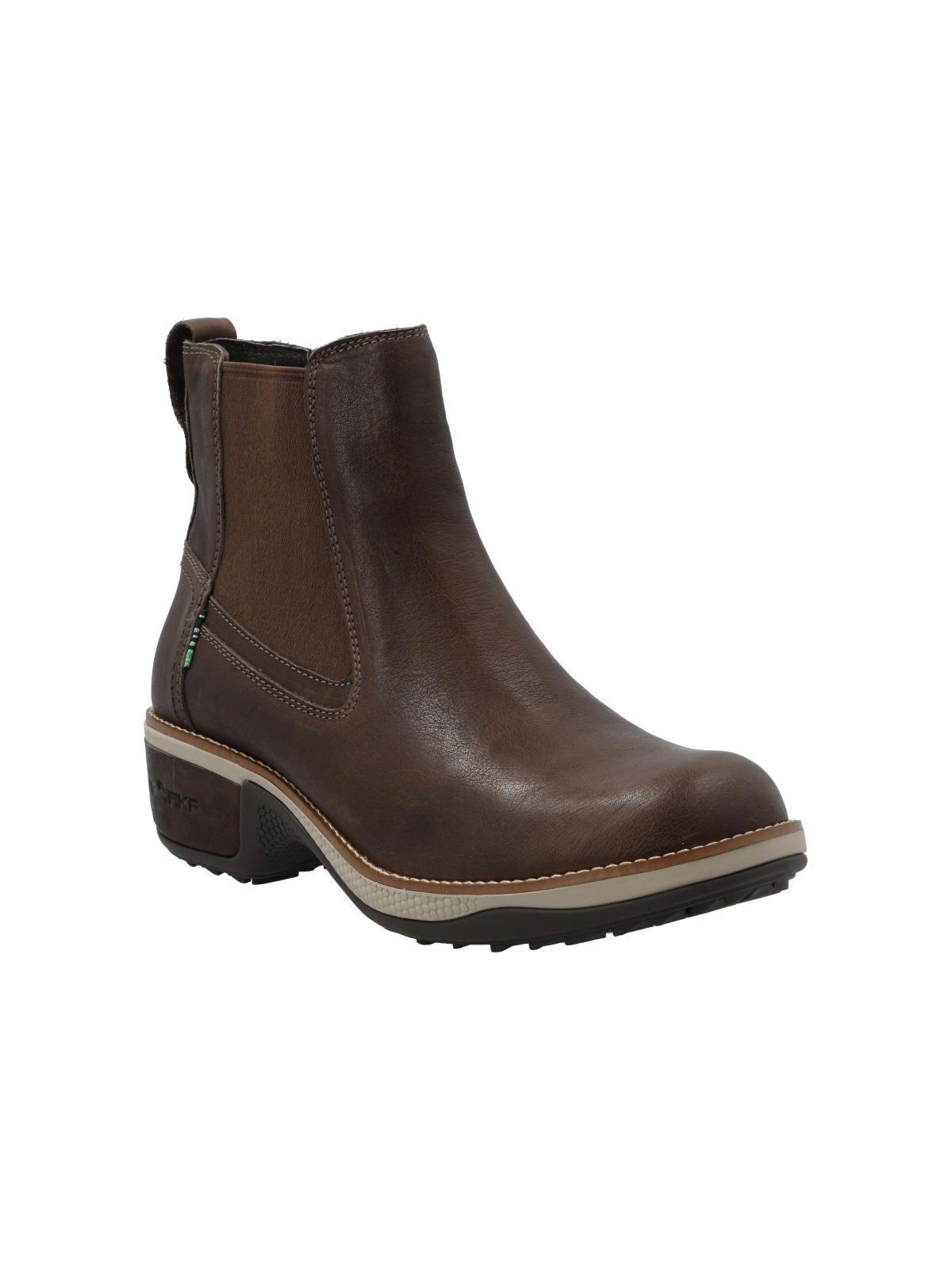 Botin Cuero Mujer Napier Café-1