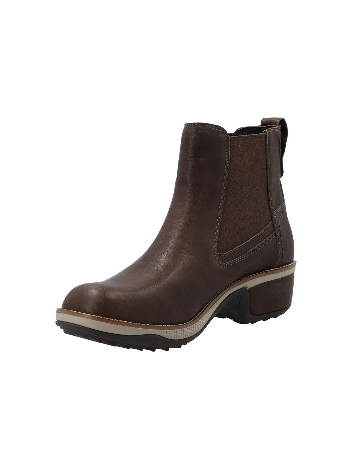 Botin Cuero Mujer Napier Café-4
