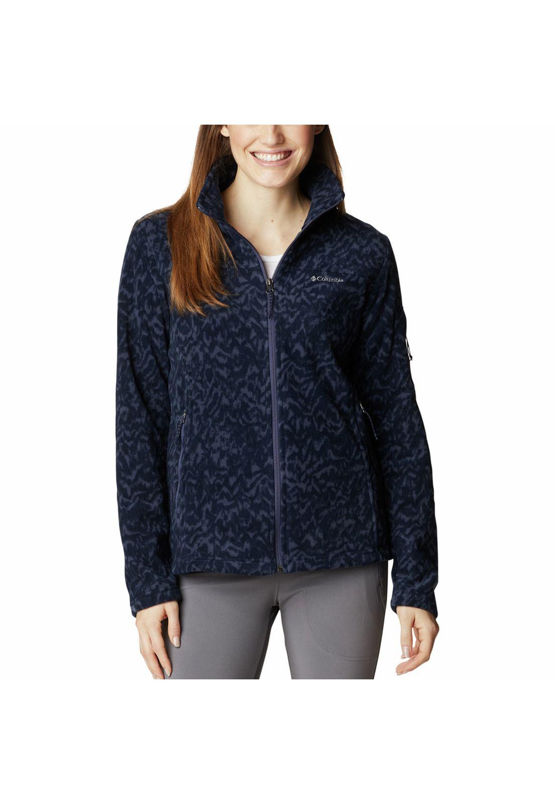 Chaqueta Mujer Fast Trek Print Jkt Azul-0