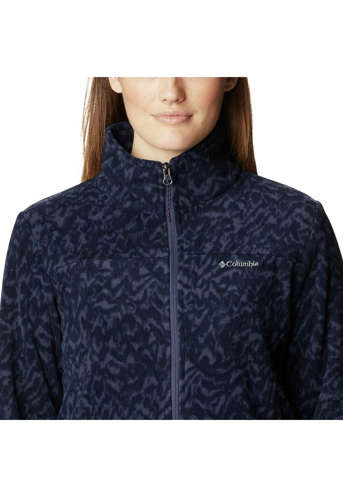 Chaqueta Mujer Fast Trek Print Jkt Azul-4