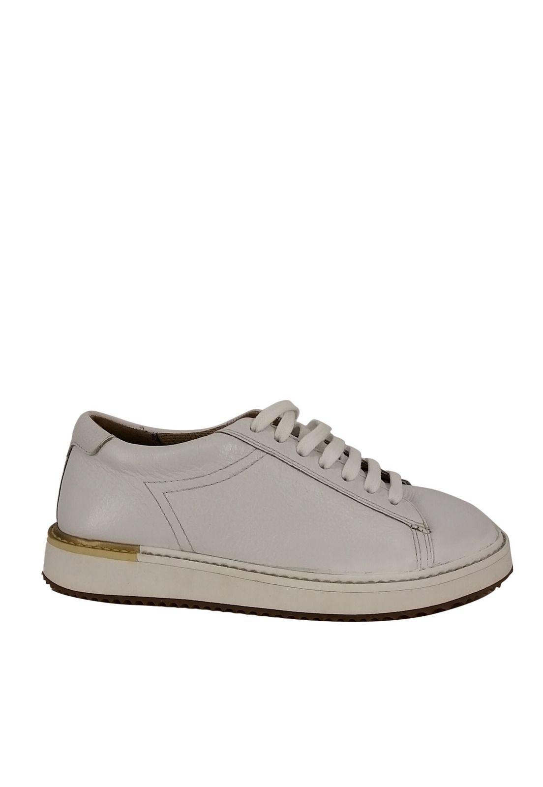 Zapatilla Cuero Sabine Sneaker Blanco-0