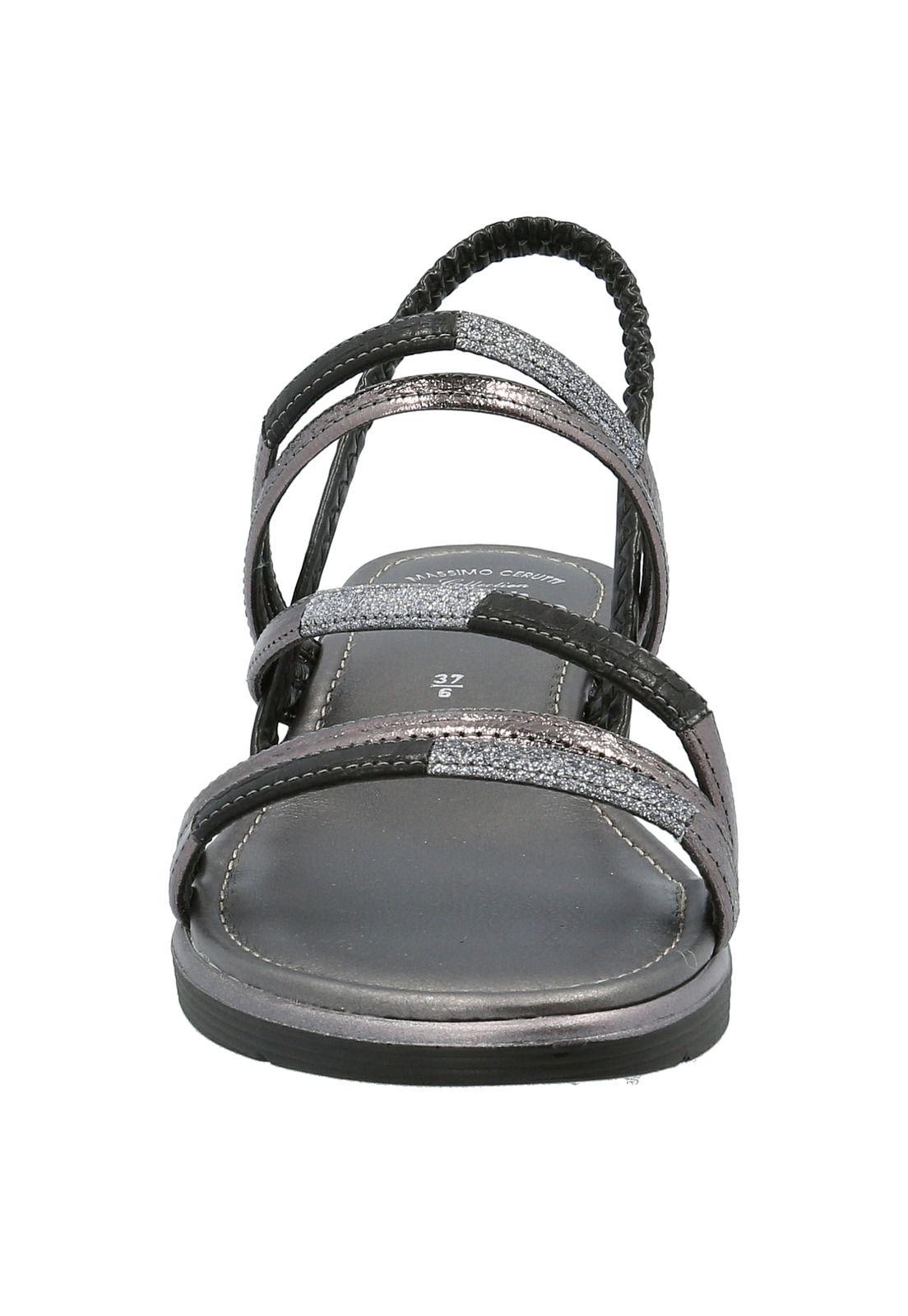 Sandalia Mujer Vesuvio Negro-2