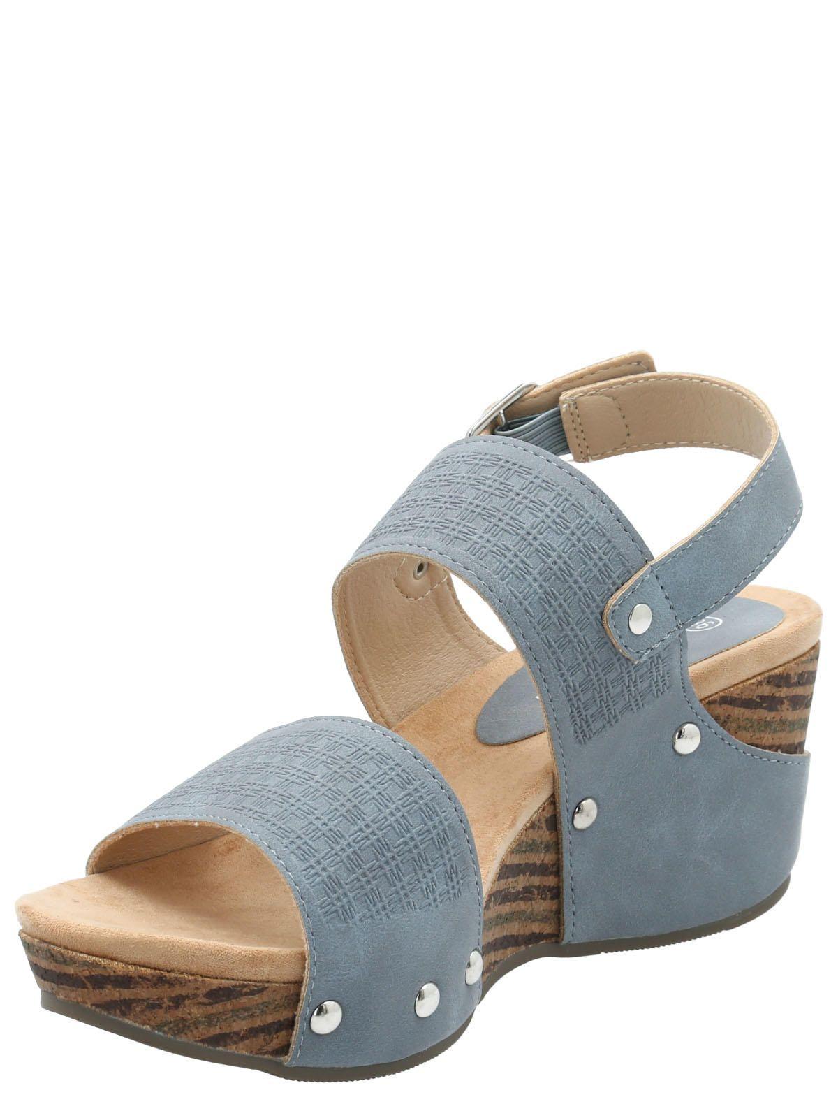 Sandalia Mujer Franco Denim -4