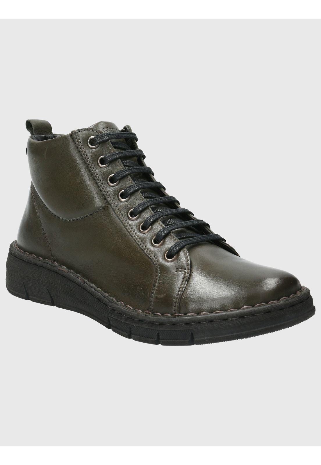 Botin Cuero Mujer Winnet Verde-0