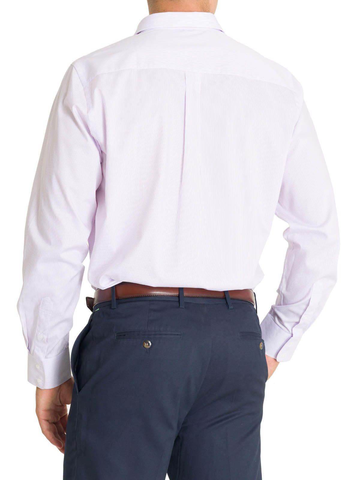Camisa Cuello Italiano Hombre Easyironit Rosa-7