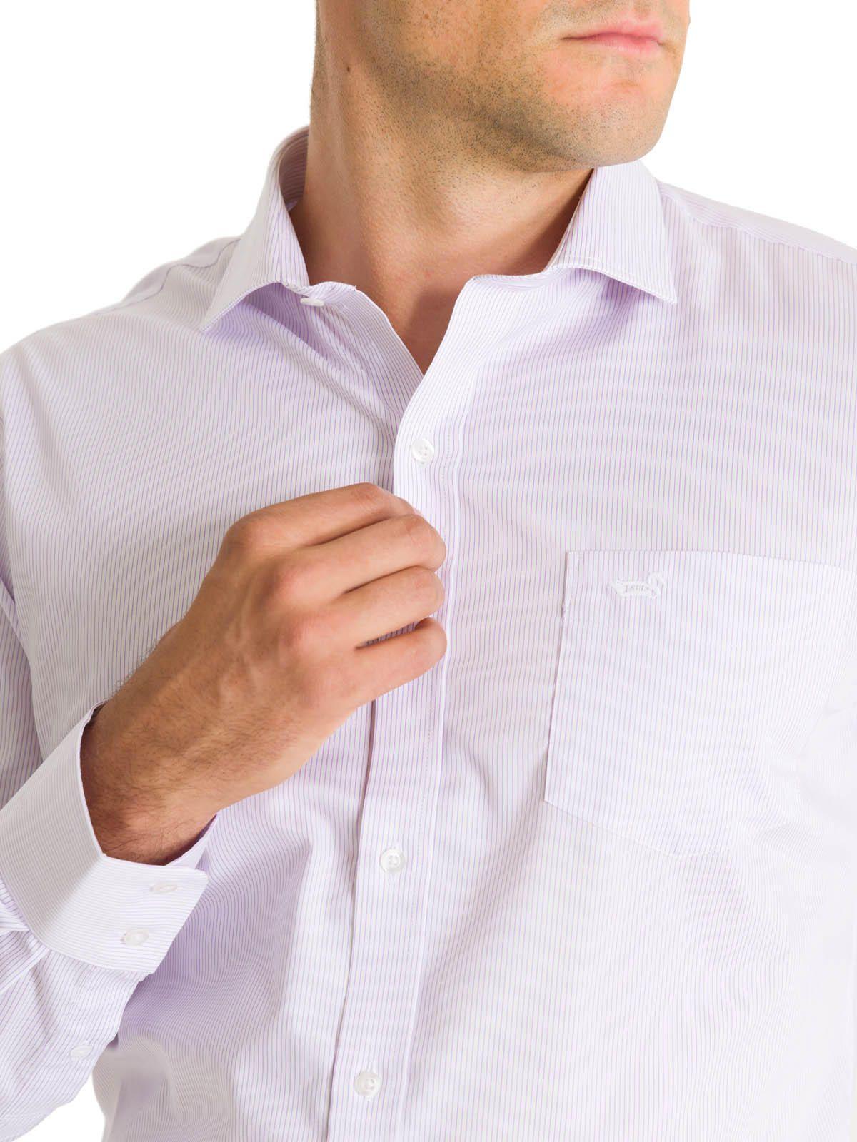 Camisa Cuello Italiano Hombre Easyironit Rosa-8