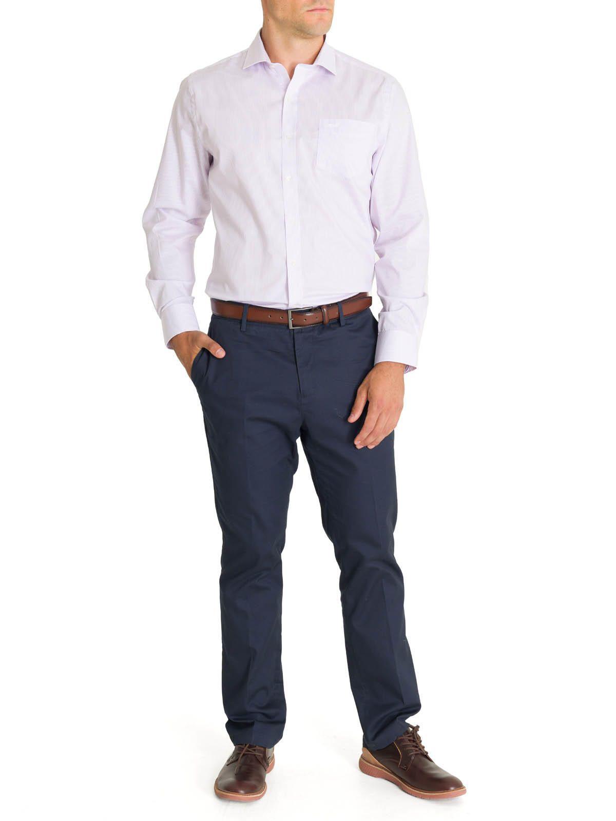 Camisa Cuello Italiano Hombre Easyironit Rosa-9
