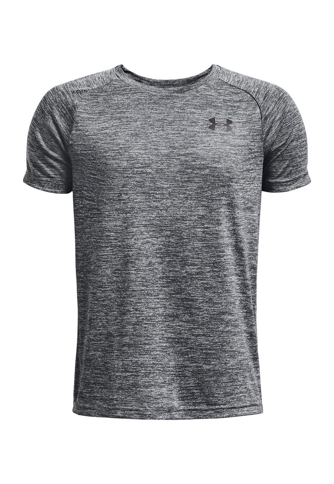 Polera manga corta Tech 2.0 niño Gris-0