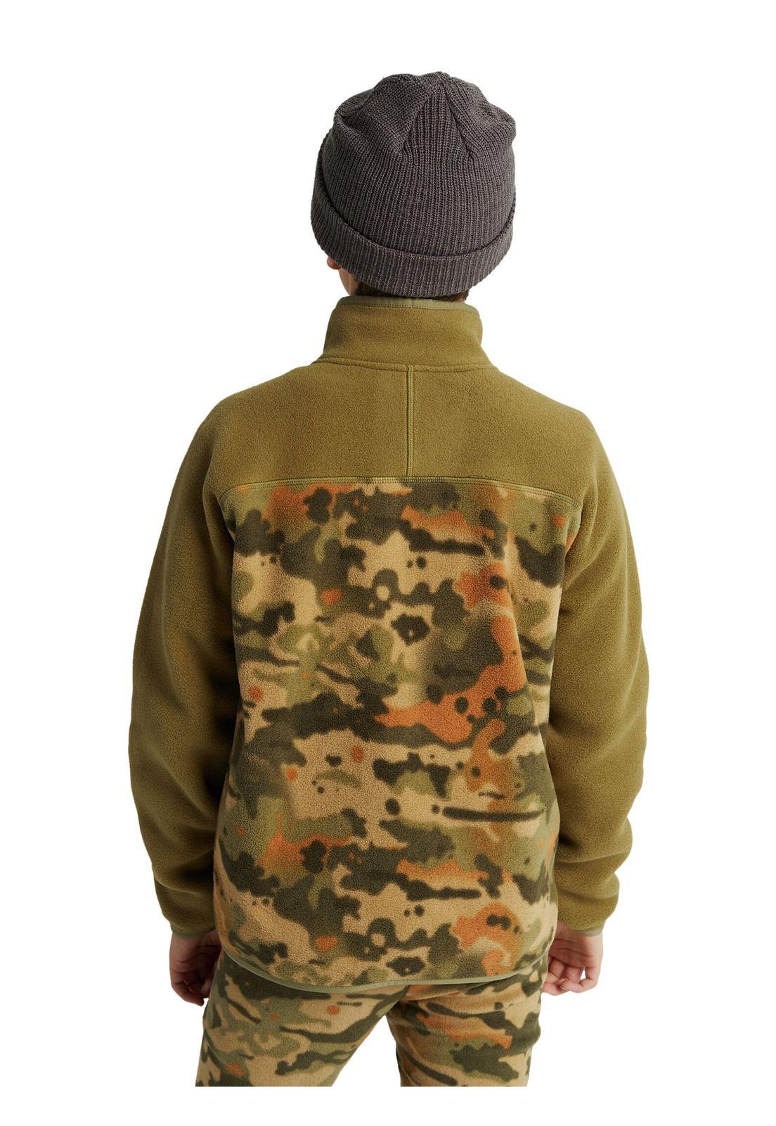 Poleron Niños Spark Anorak Fleece Verde Burton-1