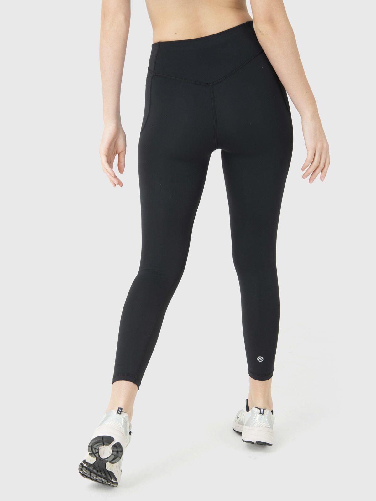 Calza Deportiva Mujer Mid-Rise Ankle Negro-3