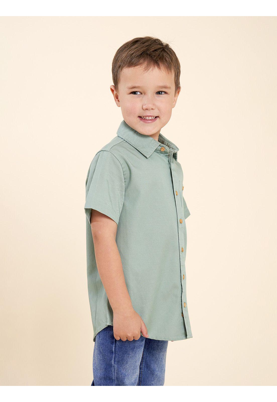 Camisa Niño Wild Verde-3