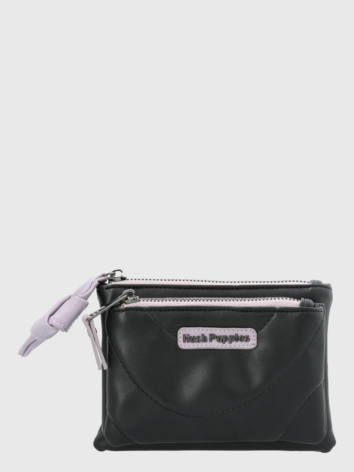 Billetera Ecocuero Mujer Quilt Zip Wallet Negro-0
