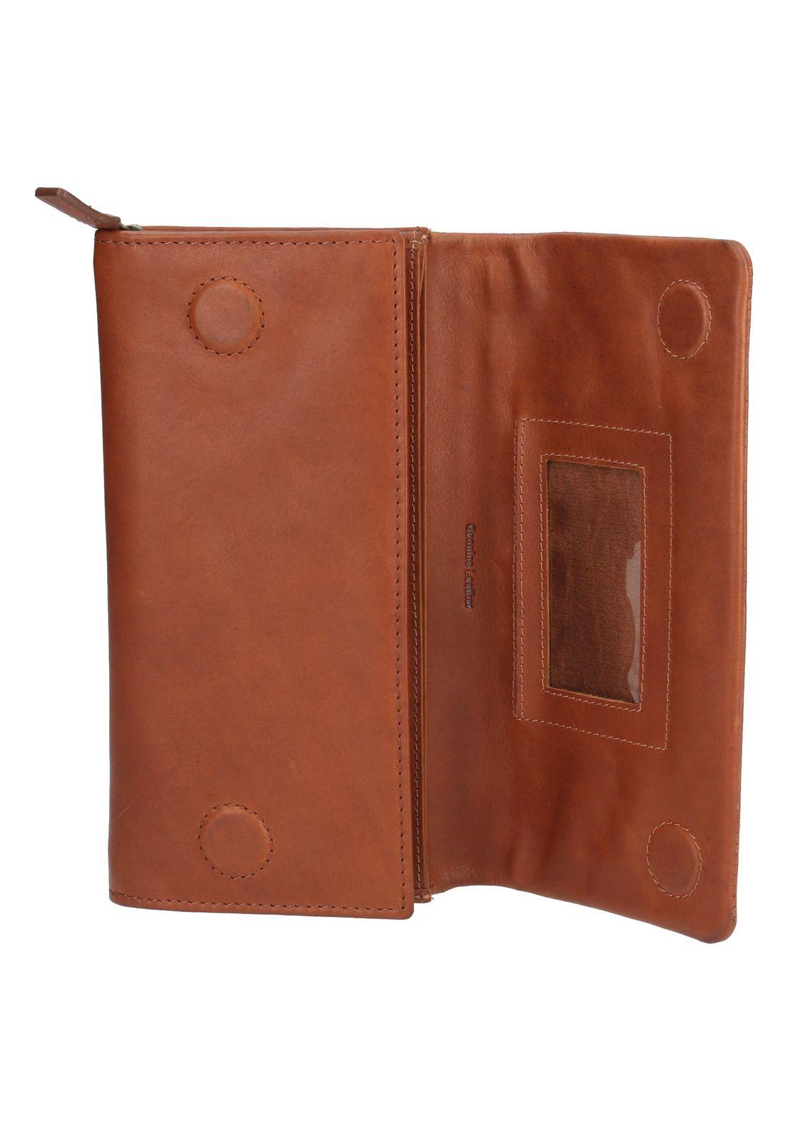Billetera Cuero Mujer Om Barnett Café-2