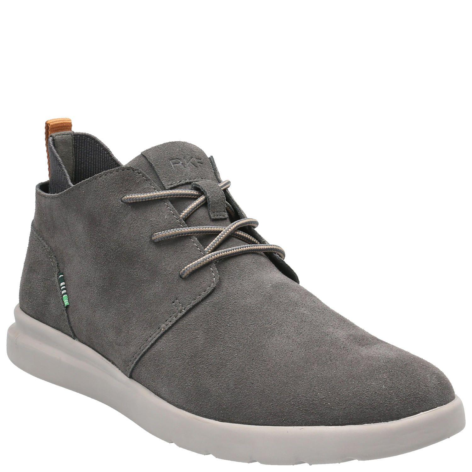 Zapatilla Cuero Hombre Lontue Gris Oscuro-1