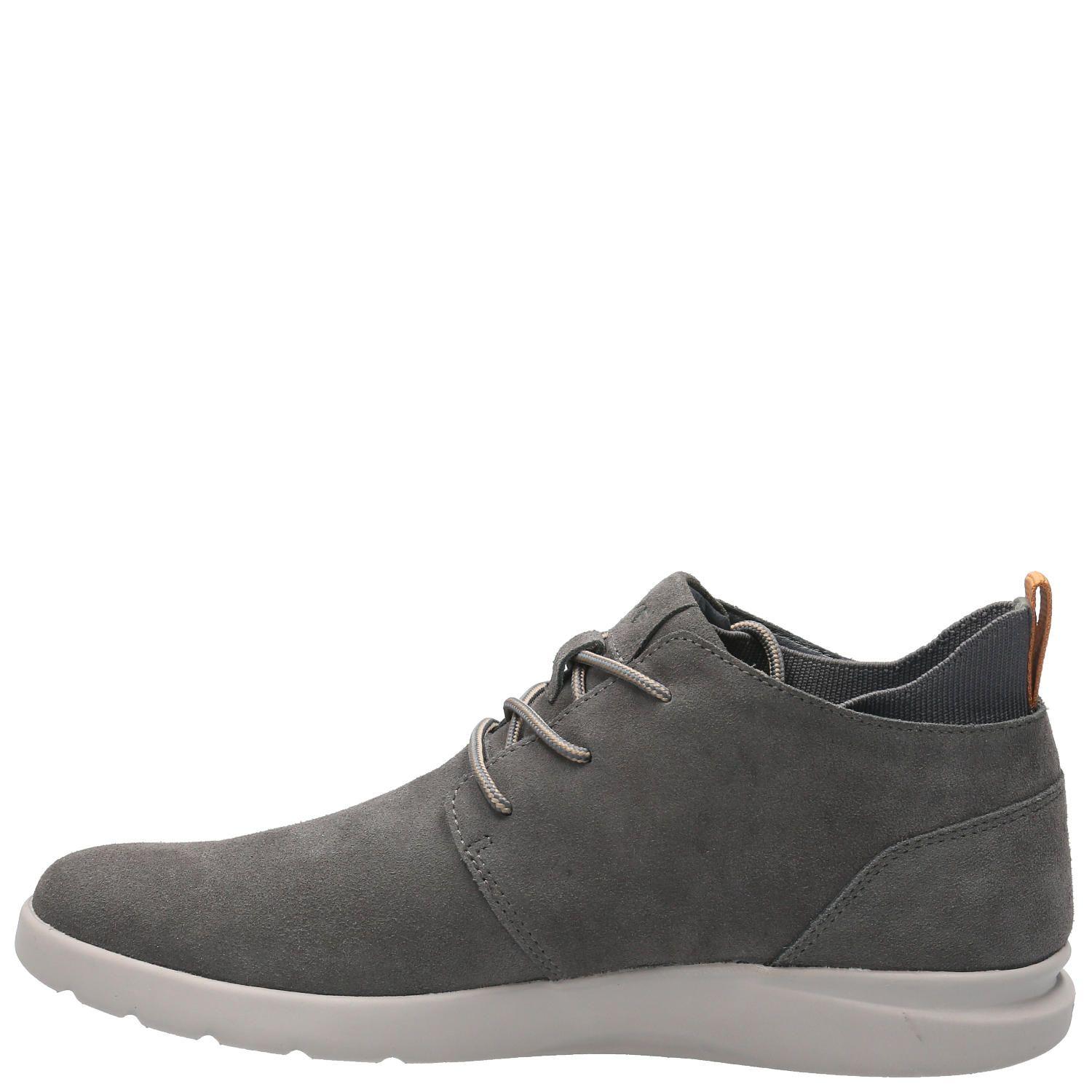 Zapatilla Cuero Hombre Lontue Gris Oscuro-5