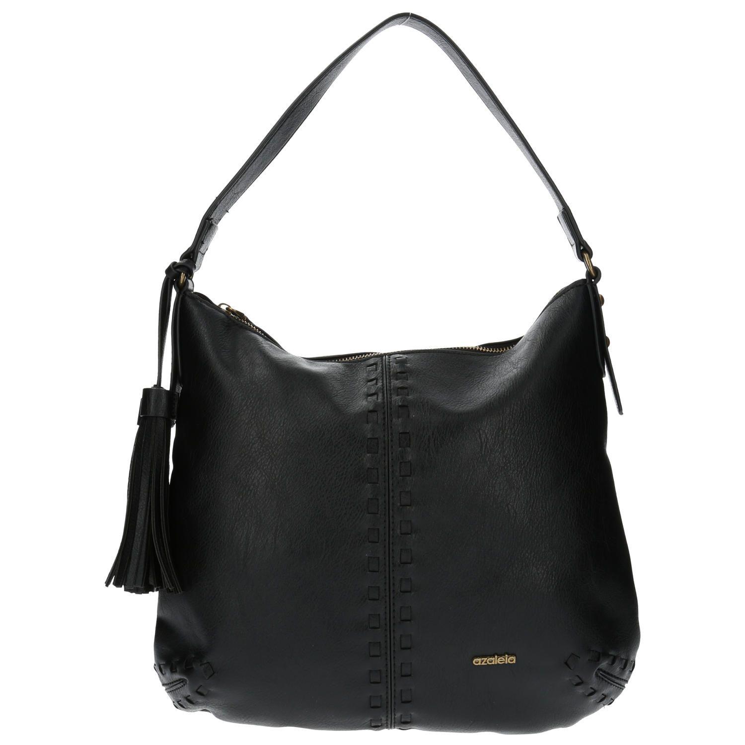 Cartera De Mano Casual Galeno Hobo Negro Mujer-0