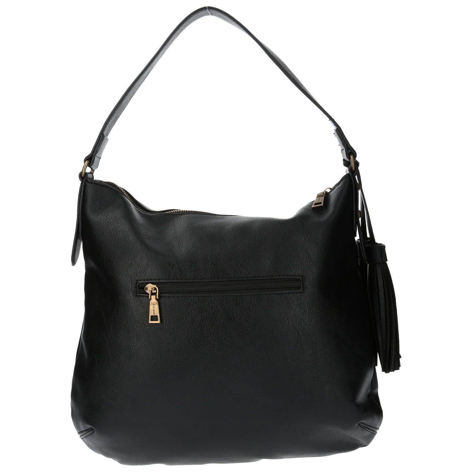 Cartera De Mano Casual Galeno Hobo Negro Mujer-2