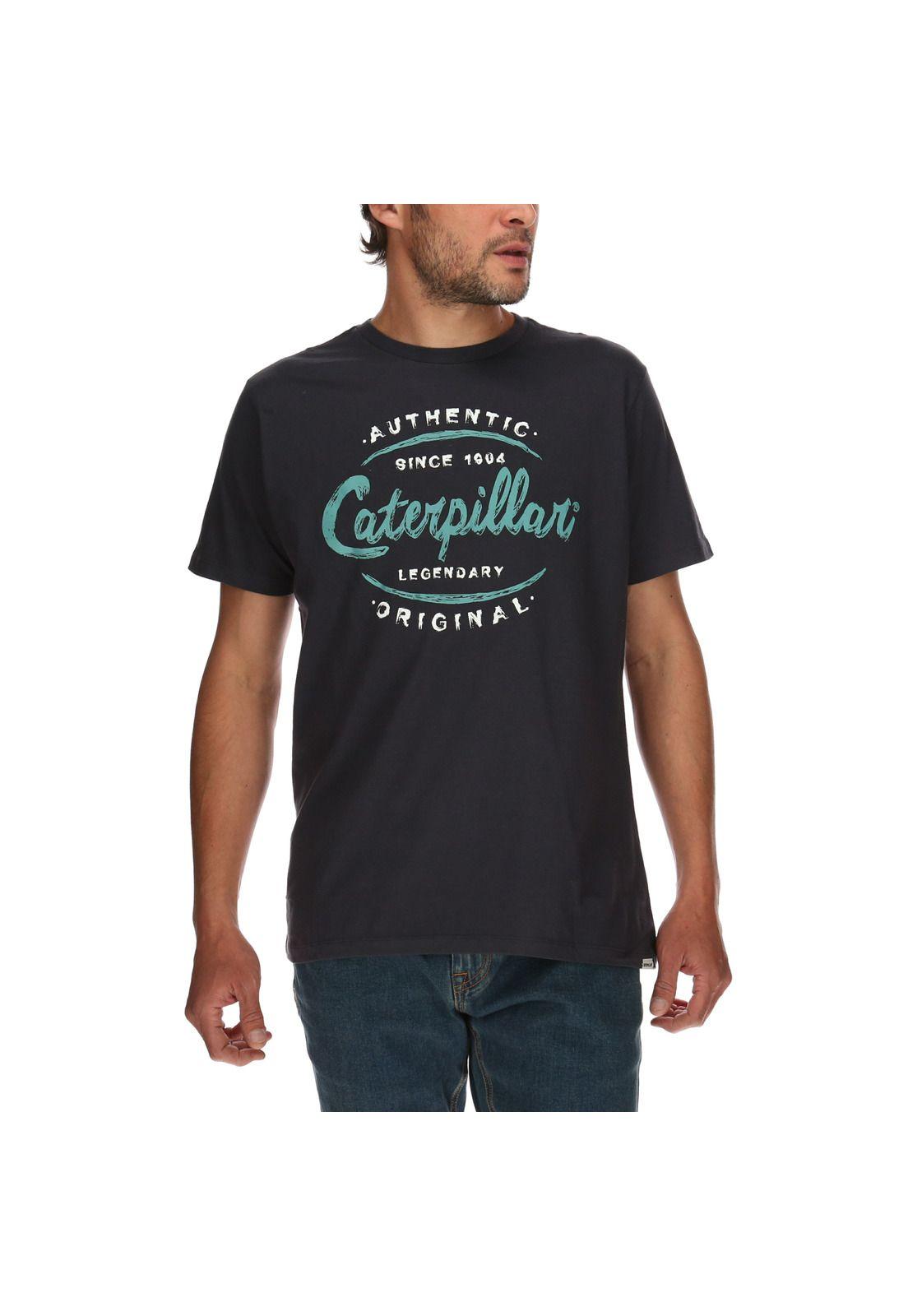 Polera Hombre Caterpillar Legendary Azul-0