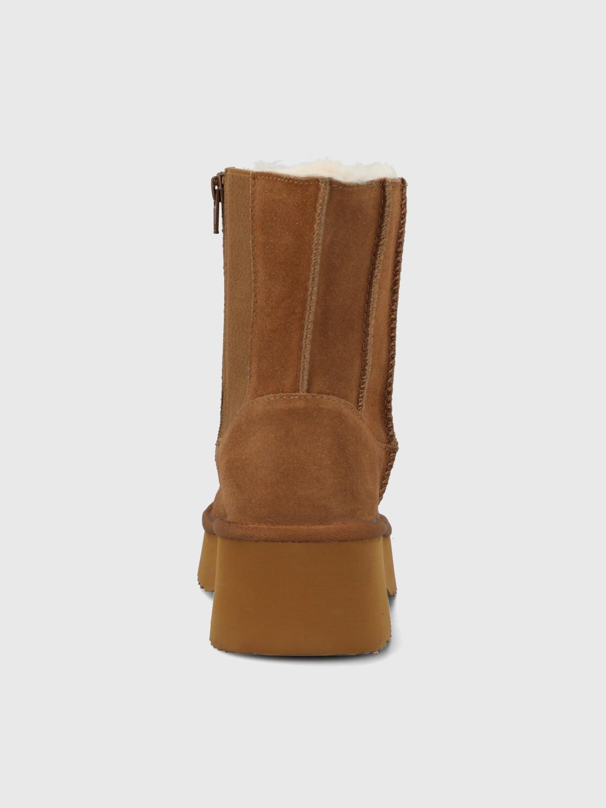 Botin Cuero Mujer Sherly Café-6