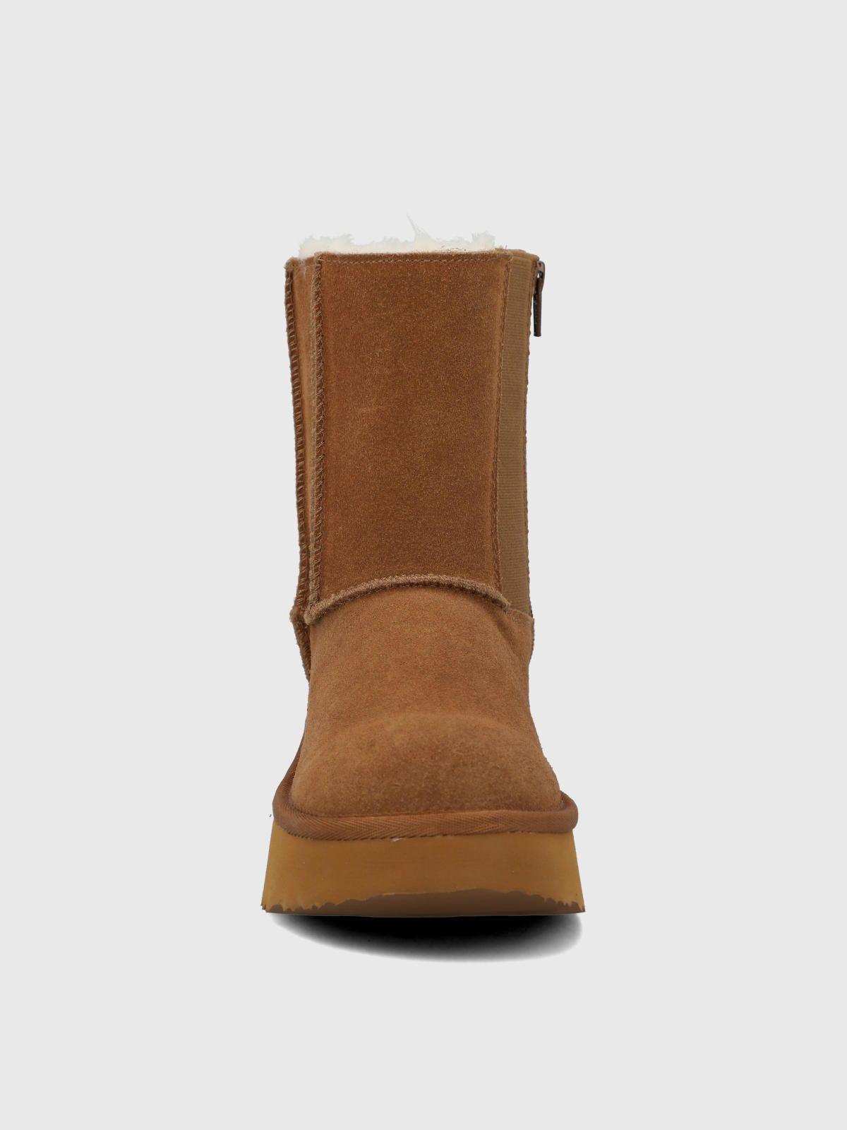 Botin Cuero Mujer Sherly Café-3