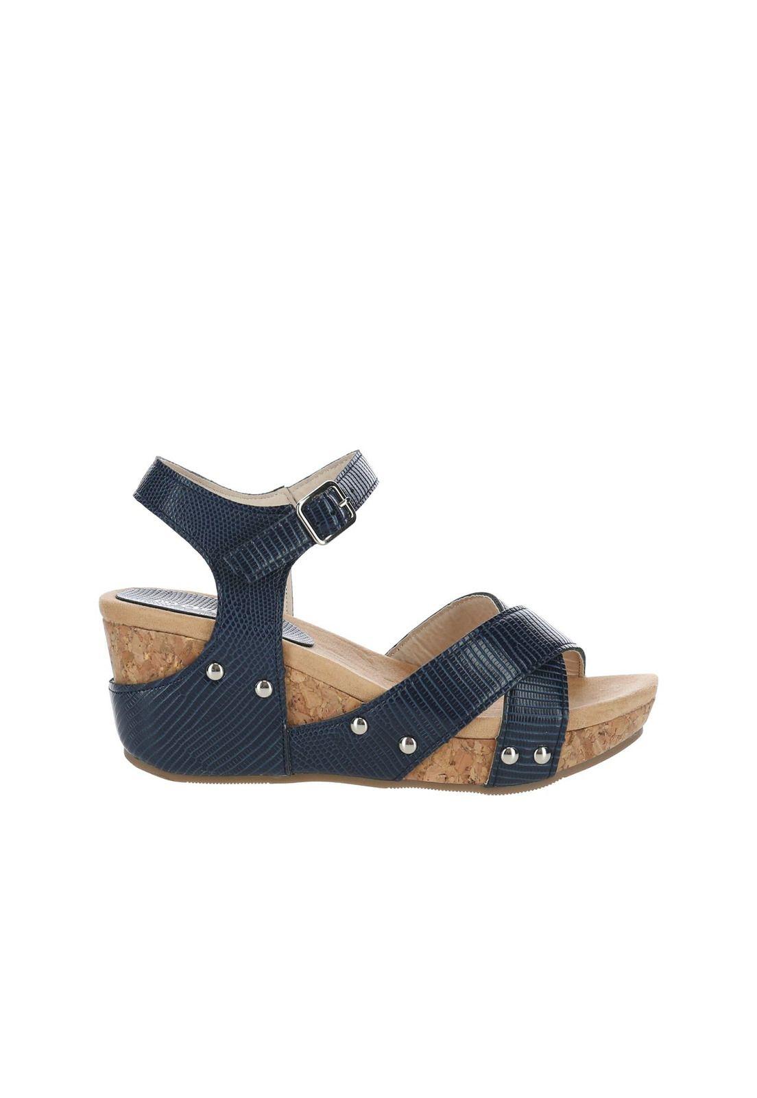 Sandalia Mujer Mashrom Azul-0