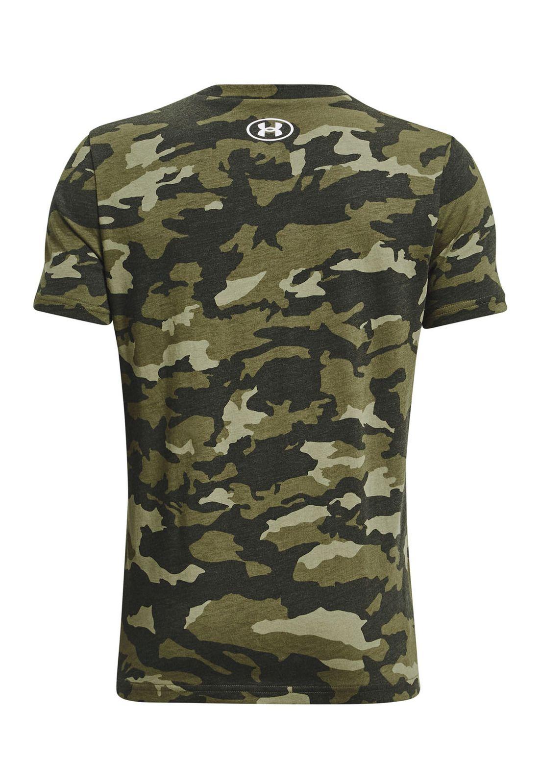 Polera manga corta Sport para niño Verde-1