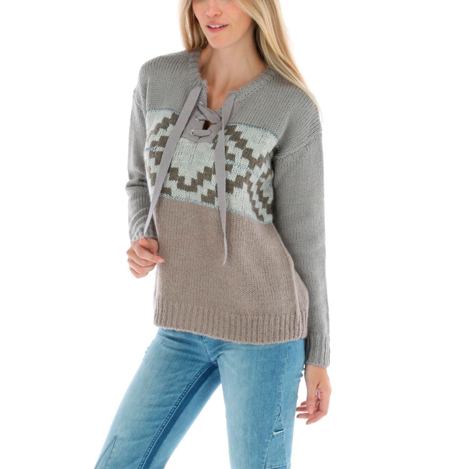 Sweater Etnic Rockford Gris-2