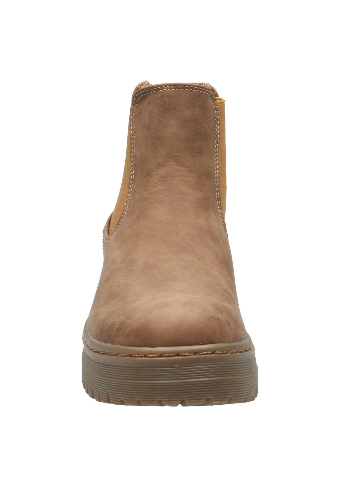 Botín Mujer Lesney Caramelo-2